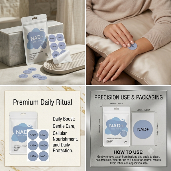 NAD+ Boost Patches (30-Pack) – Premium Daily Wellness & Vitality Support