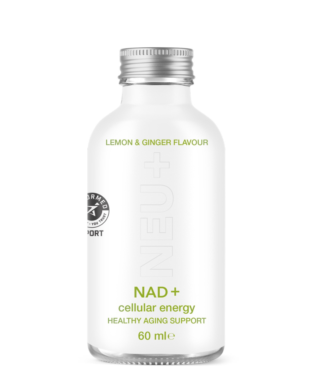 NEU+ Daily Cellular Support Supplement Lemon and Ginger Flavour